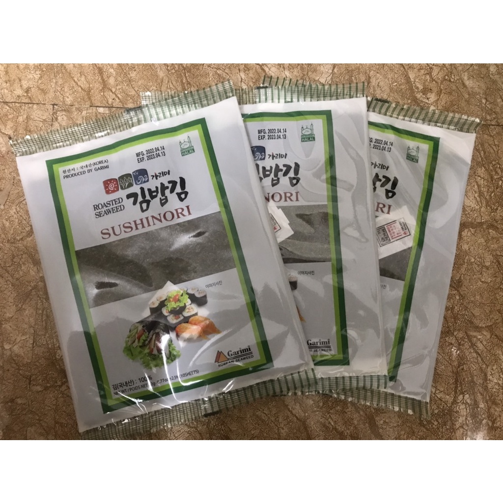 Rong Biển Cuộn Cơm  22g - 10 lá  - Rong Biển Làm Kimbap