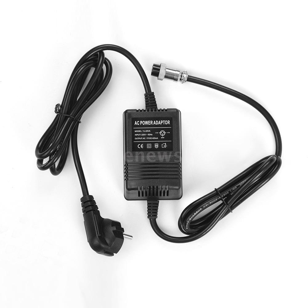 17V 420mA Mixing Console Mixer Power Supply AC Adapter 3-Pin Connector 220V Input EU Plug for Yamaha MG16/MG166CX/MG166C
