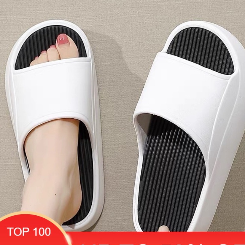 Dép độn đế EVA quai ngang nam nữ Unisex tăng chiều cao đến 5cm hot 2022 loại 1-Rẻ nhất