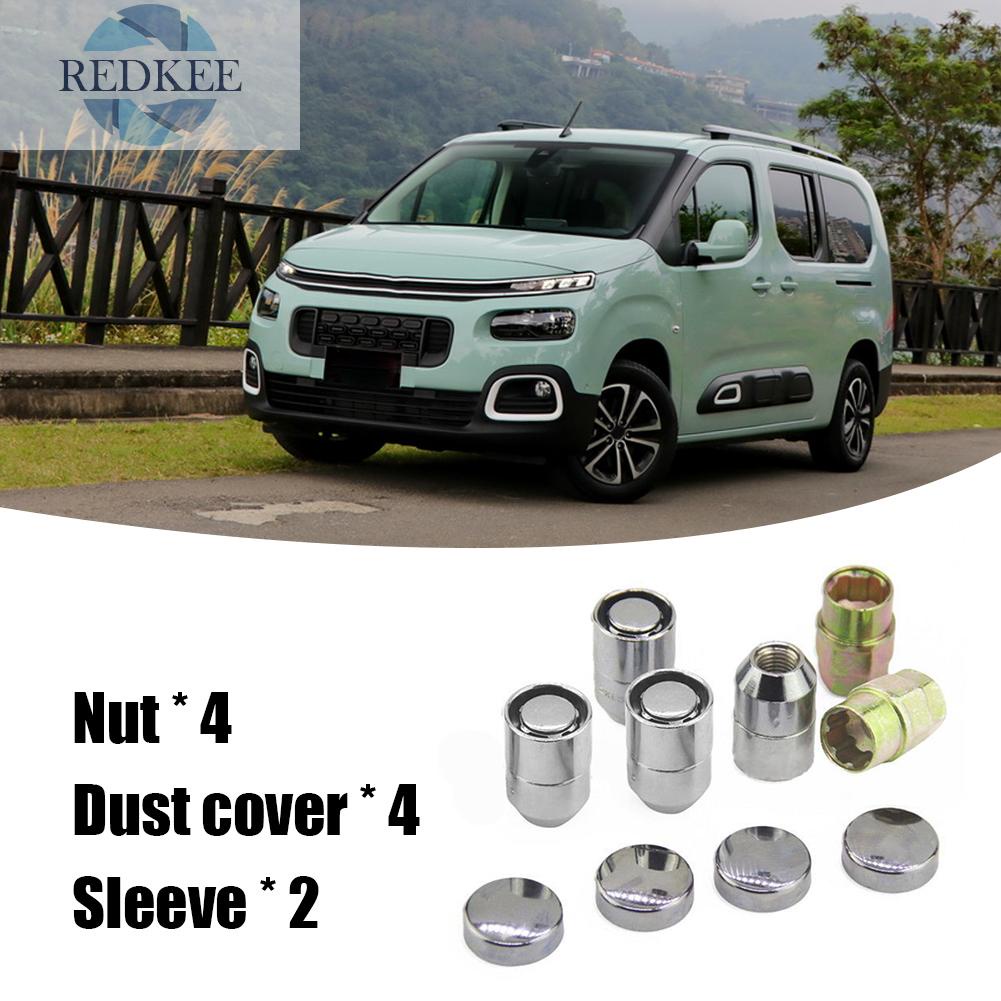 Set 4 Đai Ốc Chống Trộm M12x1.5 12mmx1.25 + 2 Chìa Khóa Chuyên Dụng