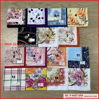 [Giá tốt] Khăn mùi xoa nữ cao cấp Christian Hàn quốc - nhập khẩu chính hãng Hàn Quốc - Chính hãng