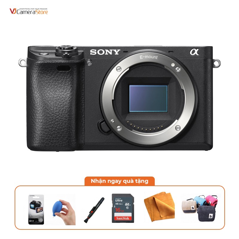 Sony Alpha A6300 - Hàng nhập khẩu, tặng kèm thẻ nhớ 16gb, túi Mirrorless, bộ vệ sinh máy ảnh.