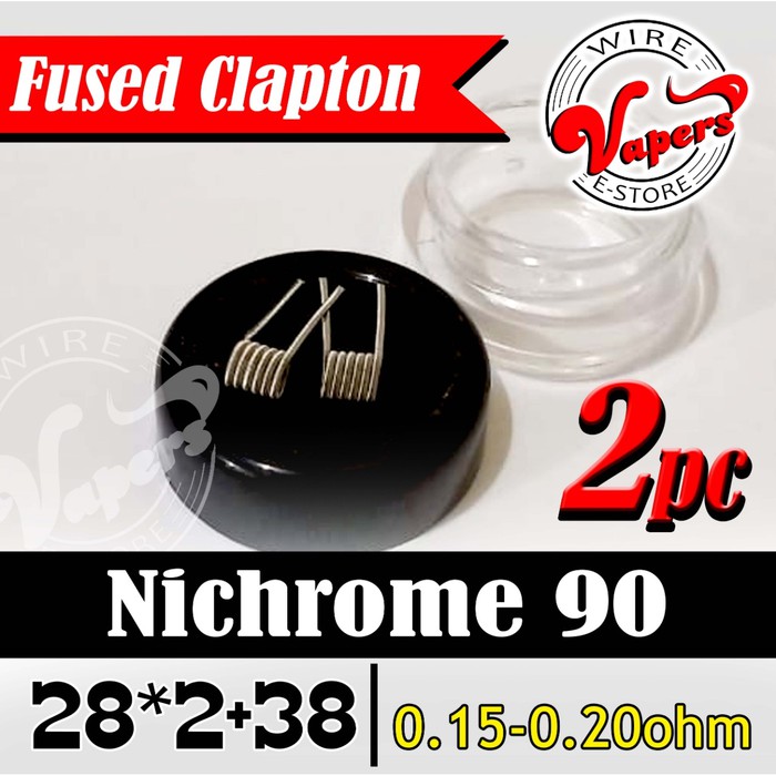 Set 2 Cầu Chì Clapton Ni90 28x2 + 38 | 0.15-0.20ohm