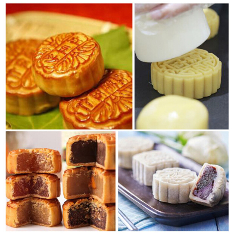 Bộ 4 Khuôn In Bánh Trung Thu
