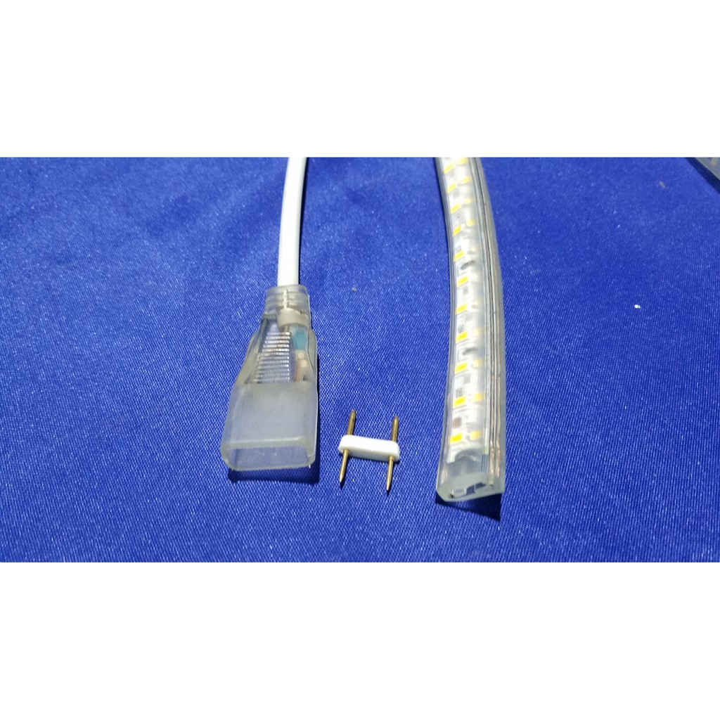 Dắc nguồn dây led trang trí 2 hàng đèn 12V 10mm
