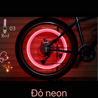 Đèn led neon gắn van xe đạp xe máy