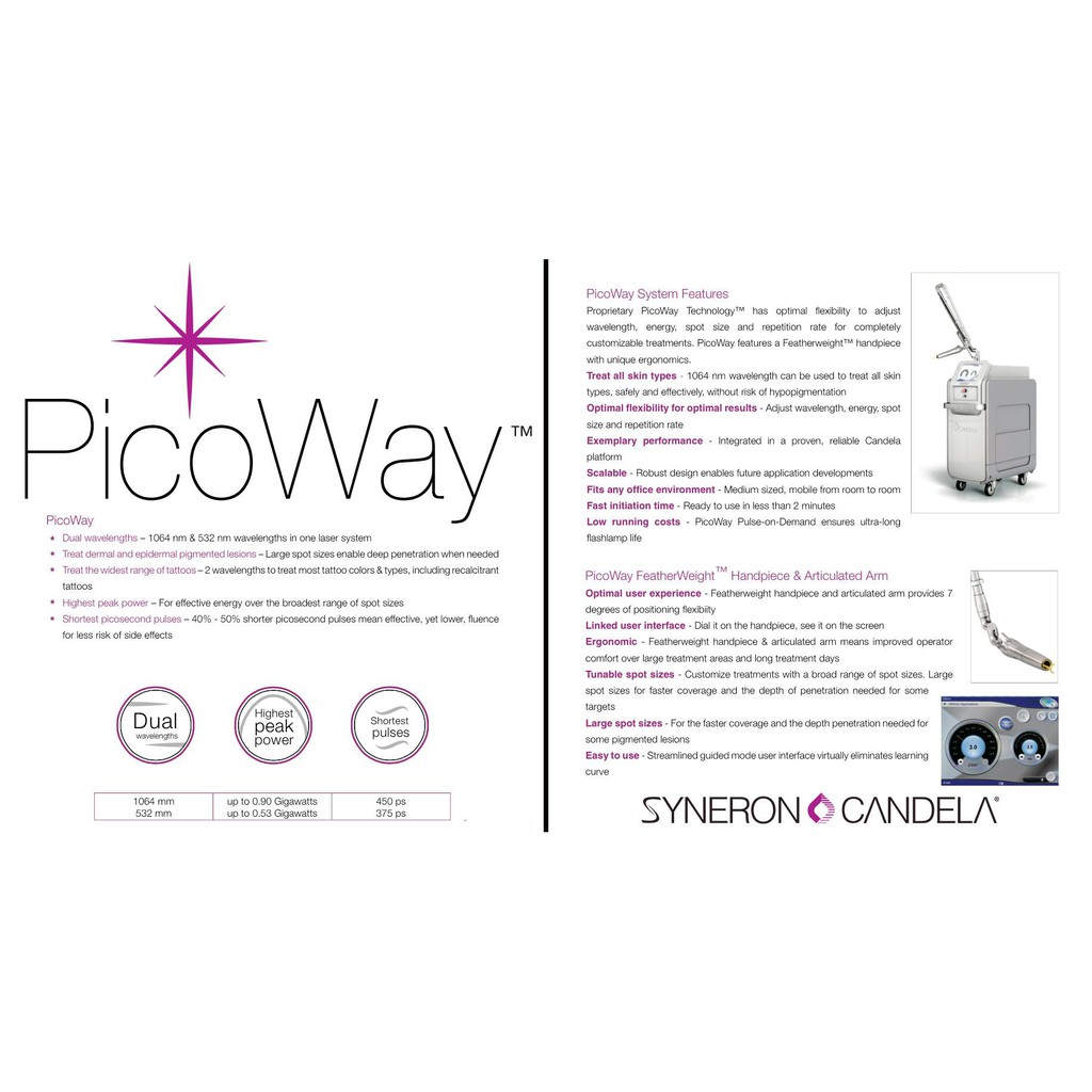 Máy laser xoá xăm picoway trục khửu