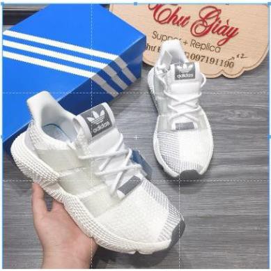 Giày thể thao sneaker Pro trắng xám mới Hot trend bản trung