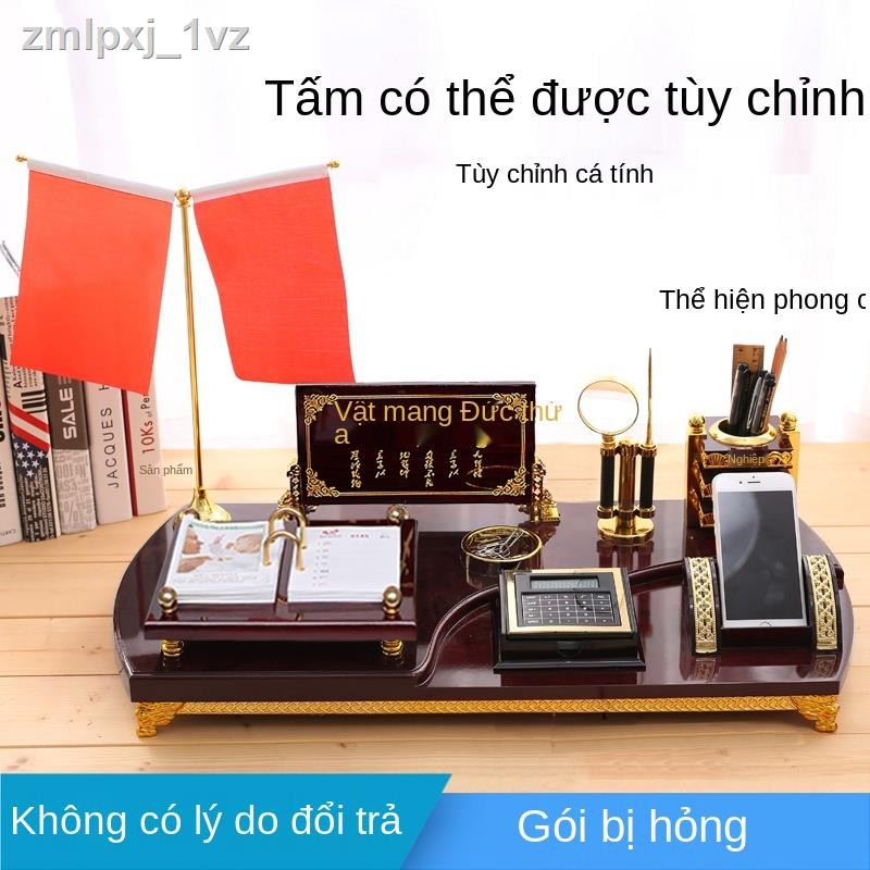 ☄ ▽ ▦Cao -đồ trang trí văn phòng để bàn, sếp sáng tạo, hộp đựng bút quà tặng lãnh đạo