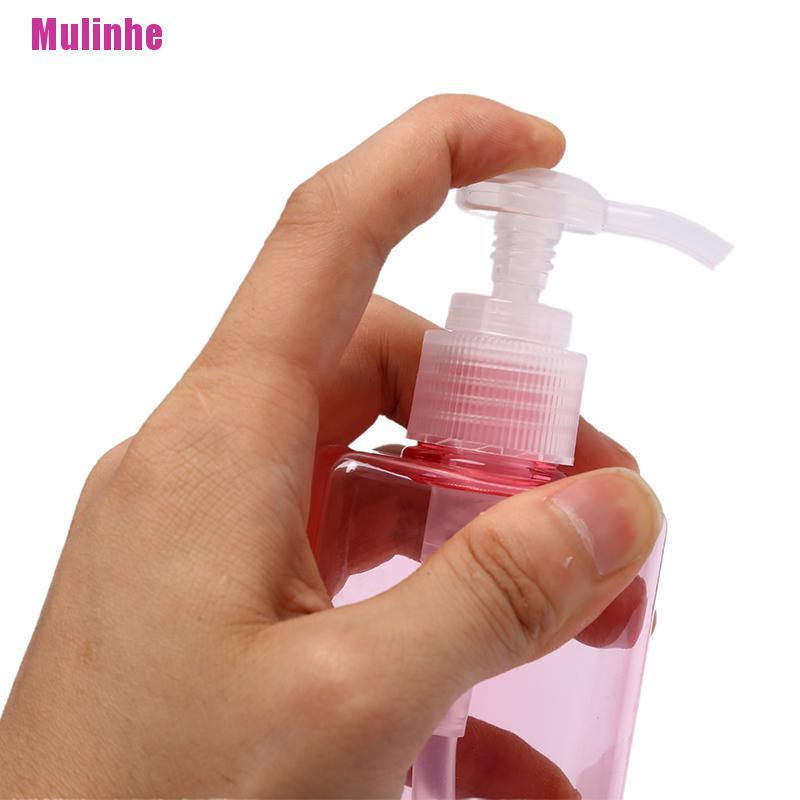 Bình Nhựa Rỗng Trong Suốt Đựng Dầu Gội Sữa Tắm Tiện Dụng