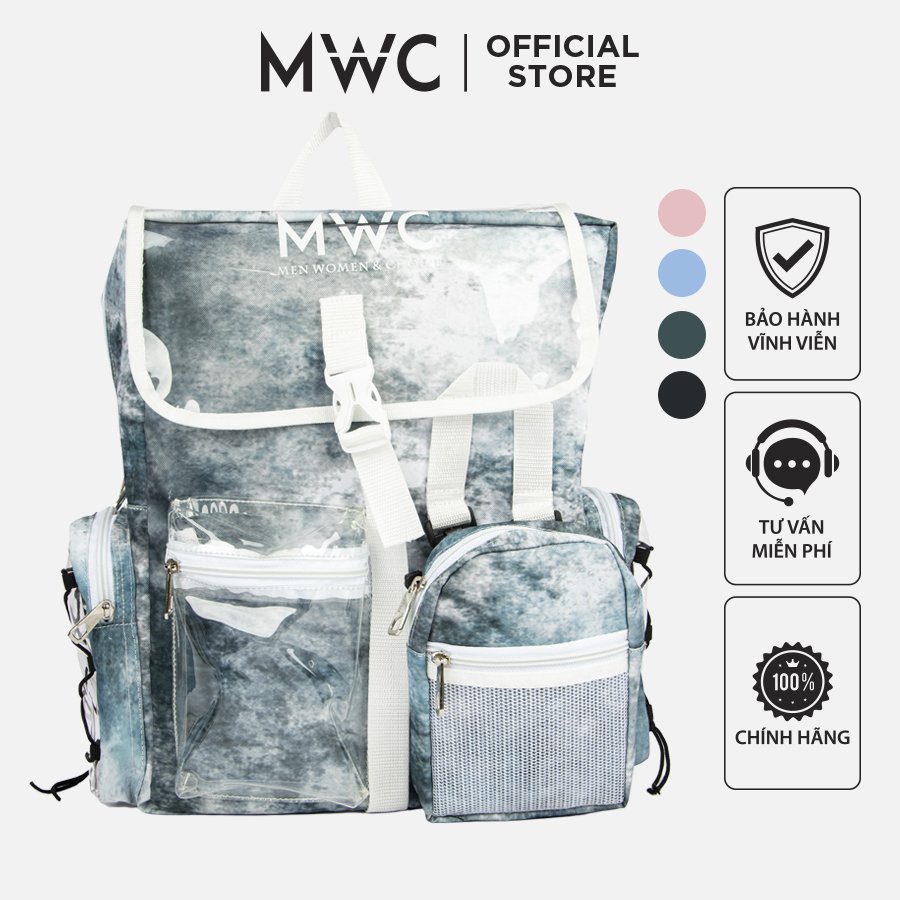 Balô MWC 1145 - Balô Nam Nữ Chống Nước Đựng Đồ Dùng Cá Nhân Siêu Tiện Ích BALO