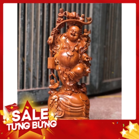 [GIA RE] Tượng phật di lặc ngũ phúc cao 60cm