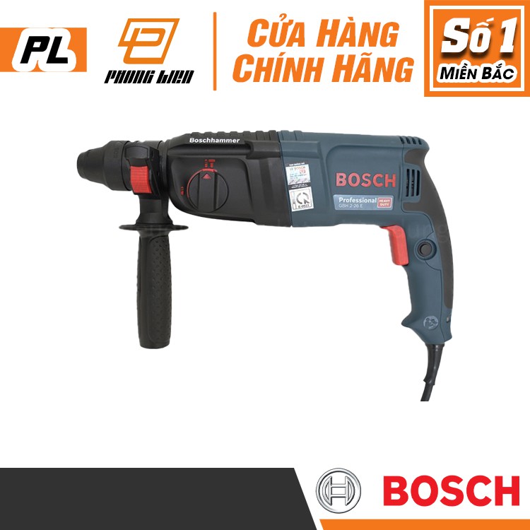 Máy khoan búa Bosch GBH 2-26E 800W - Hàng Chính Hãng