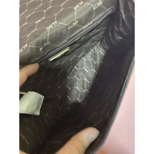 PASS TÚI ALDO DA MỀM MÀU VÀNG TƯƠI