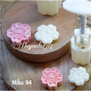 Khuôn trung thu 2019 - 1 mặt hoa anh đào 50g mẫu 94
