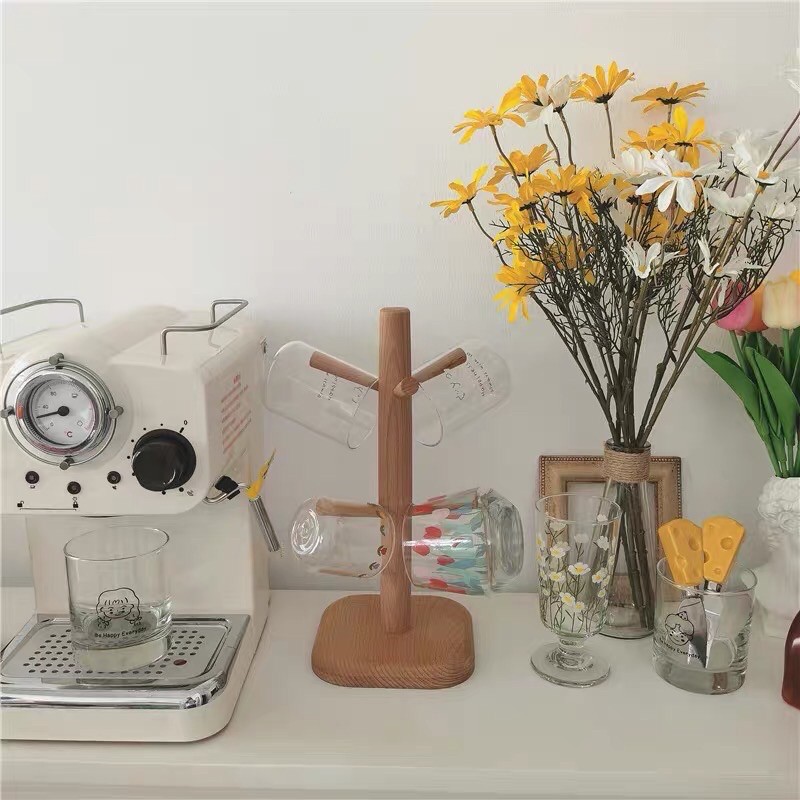 Giá đỡ cốc gỗ sồi phong cách Nhật Bản - may.decor | BigBuy360 - bigbuy360.vn