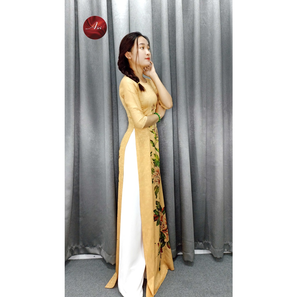Áo dài cao cấp lụa Đông Hưng - Áo Dài Airi