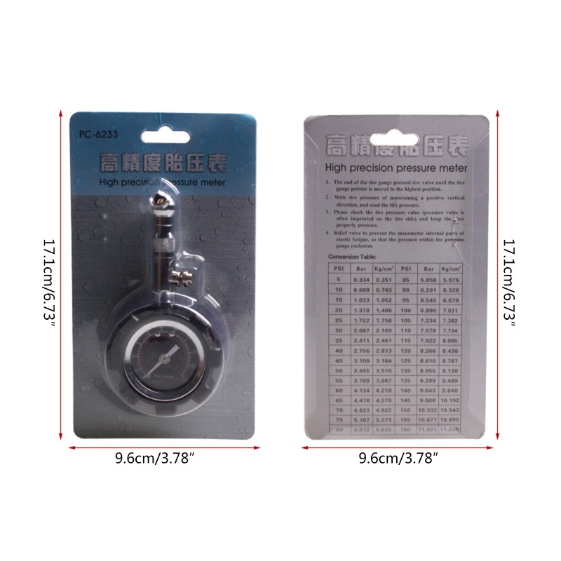 Thiết Bị Đo Áp Suất Lốp Xe Hơi Kỹ Thuật Số Độ Chính Xác Cao