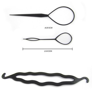 Bộ 4 dụng cụ làm búi tóc – 4 món lược búi tóc đa năng