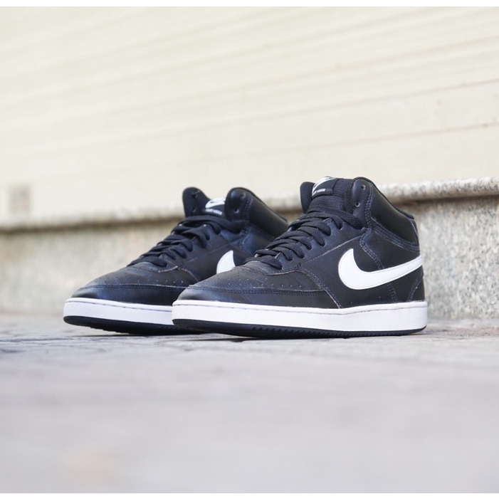 [2hand] Giày Thể Thao NIKE COURT VISION MID &quot; BLACK / WHITE &quot;  CD5466-001 GIÀY CŨ CHÍNH HÃNG