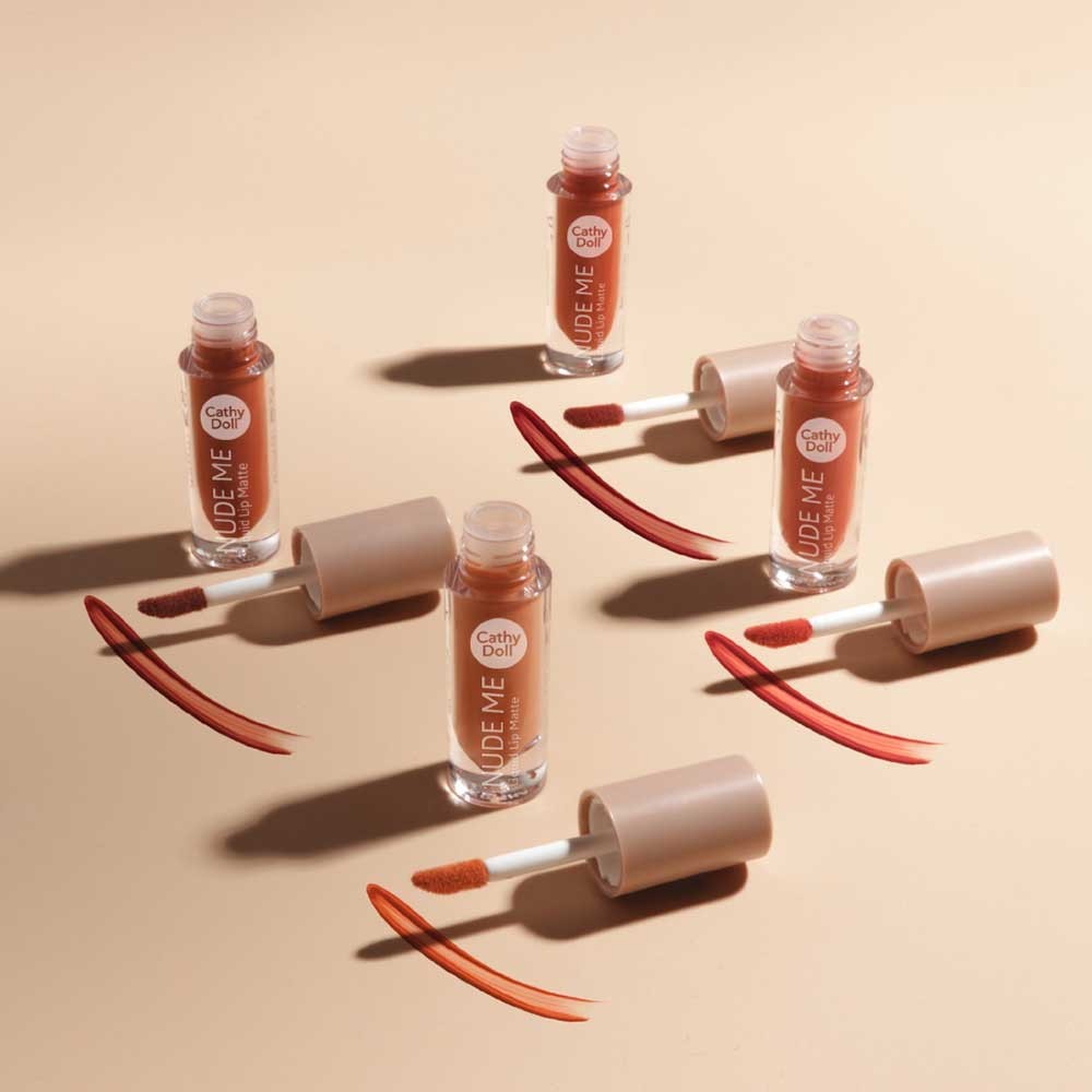 Cathy Doll Nude Me Liquid Lip Matte (Mini 2g)- Son Kem Màu Lì Cathy Doll Tông Màu Cổ Điển Lâu Trôi 2g