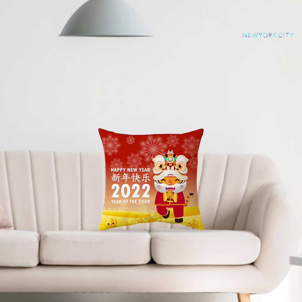 Vỏ gối bằng polyester in họa tiết dễ thương thoải mái trang trí hàng ngày 2022