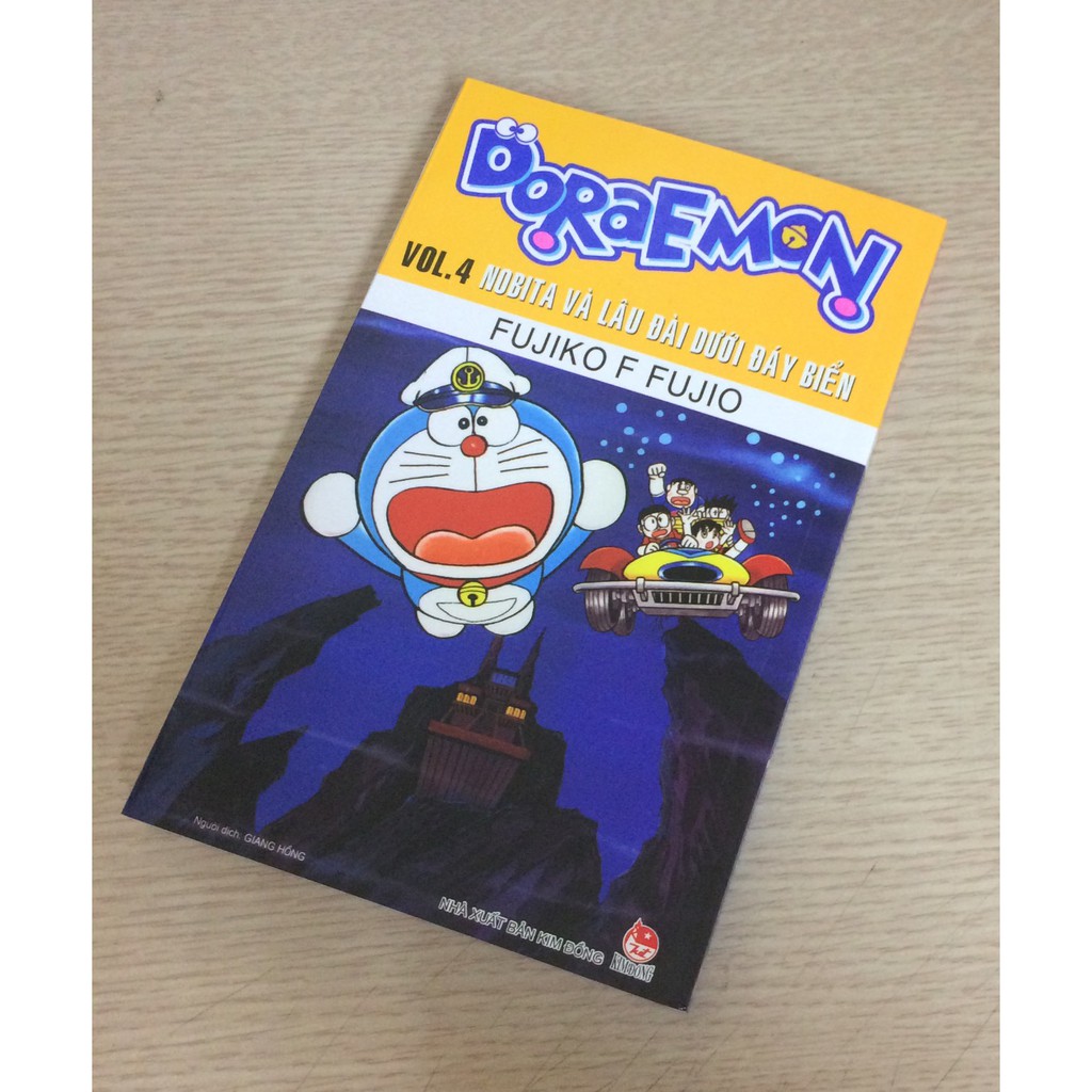 [ Sách ] Doraemon Tập 4: Nobita Và Lâu Đài Dưới Đáy Biển (Tái Bản)