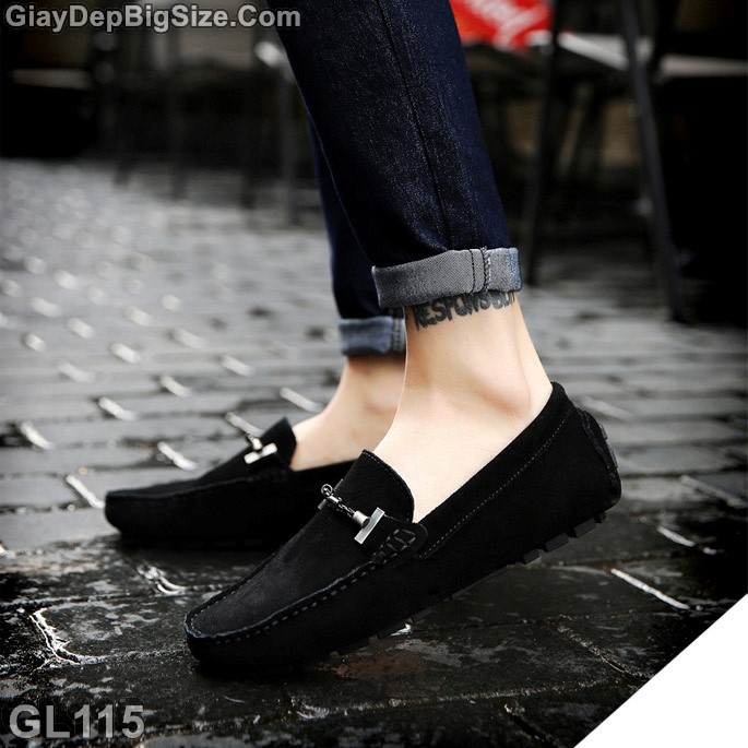 Giày mọi xỏ, giày lười big size cỡ lớn EU:46-47 cho nam chân to bè | BigBuy360 - bigbuy360.vn