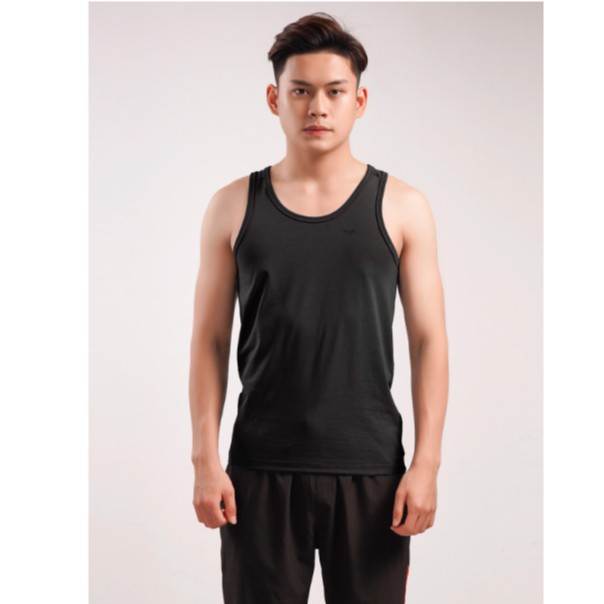 Áo tank-top nam ARISTINO dáng Slim fit tôn dáng, cotton thấm hút mồ hôi tốt, co giãn nhẹ -  ATT010S8