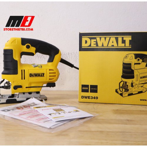 Máy cưa lọng cầm tay 650W DEWALT DWE349 (Nâng cấp từ DW349R)