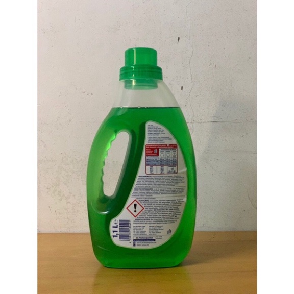 NƯỚC GIẶT CHO QUẦN ÁO SÁNG 1,1L DENKMIT- Hàng nhập khẩu Đức Vollwaschmittel flüssig Green Sensation, 20 Wl