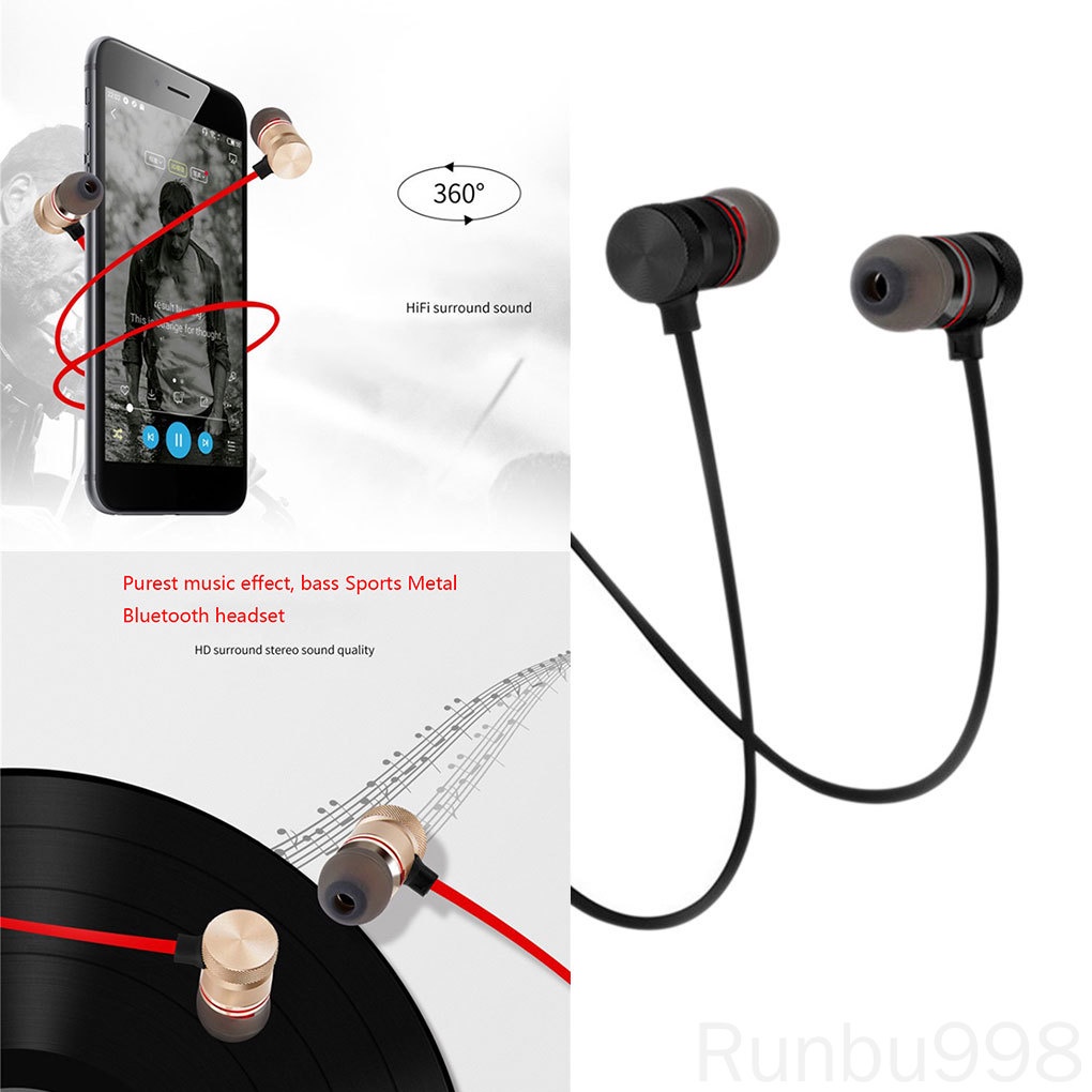 Tai nghe bluetooth 4.1 không dây đeo cổ thể thao chạy bộ XT6