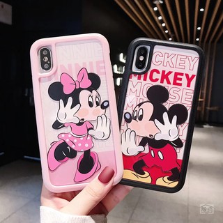 ốp lưng in hình chuột mickey dễ thương cho iphone xs xr max 6 7 8 plus