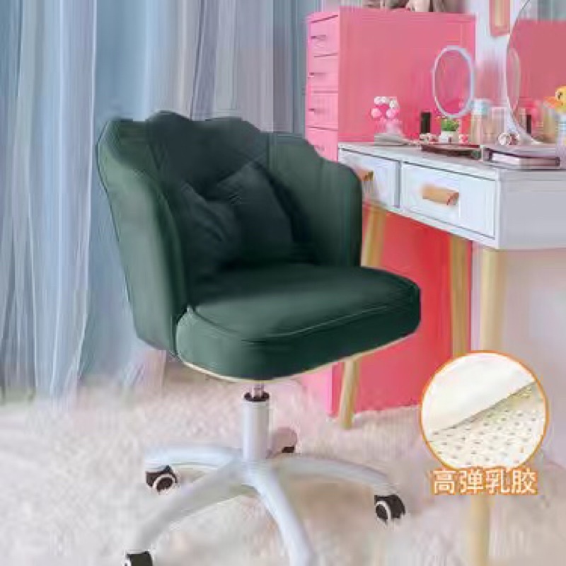 Ghế nơ  chân quay đệm cao su