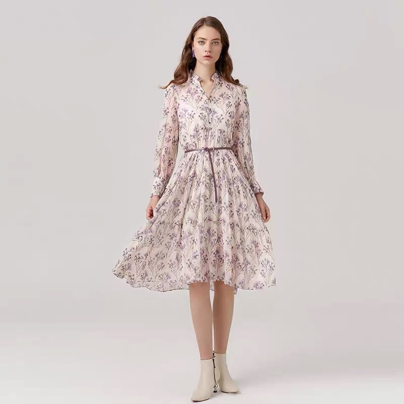 Đầm hoa tím Hopeshow