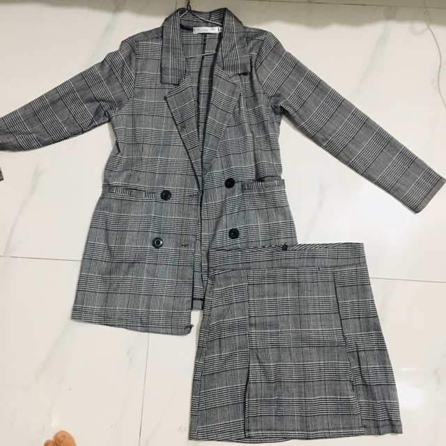 Set vét sz s kẻ caro