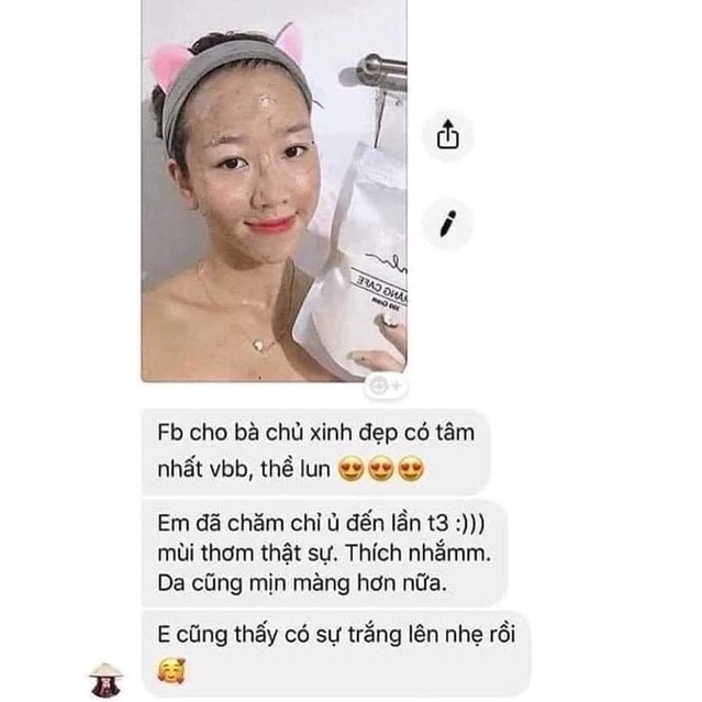 [GIÁ SỈ] Combo 3 gói Ủ trắng cafe gói 300g (chính hãng) | BigBuy360 - bigbuy360.vn