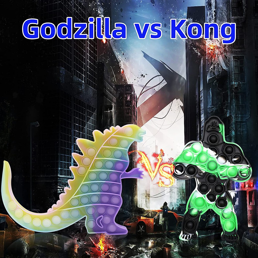 POP IT - Phiên bản mới KING KONG & GODZILLA, BIGSIZE xả stress cực đã