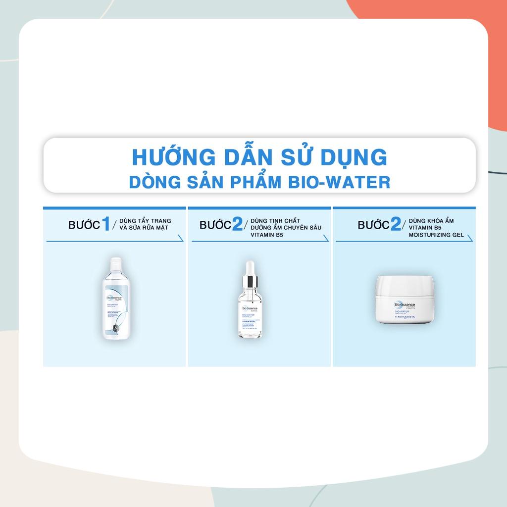 Hộp Quà Bio-essence Bio-Water Vitamin B5 (Nước Tẩy Trang 400ml + Tinh Chất Dưỡng 30ml + Kem Dưỡng Ẩm 50ml