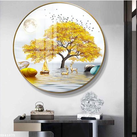 Tranh tráng gương in UV 5D Mica bóng mịn Joce.Decor No1, tranh treo tường decor bền đẹp 40 năm Ko phai màu