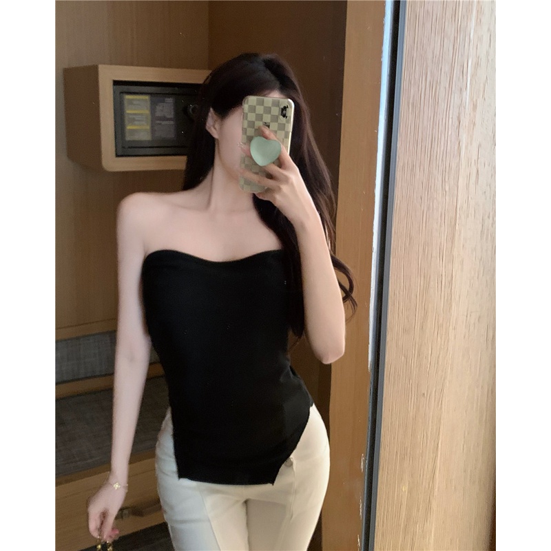 Cocory vn Áo Ống Hoạ Tiết Kẻ Sọc Thiết Kế Mới Quyến Rũ Cho Phái Nữ