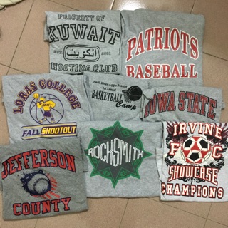 COMBO SỈ 20 áo thun Mỹ unisex LOẠI 1