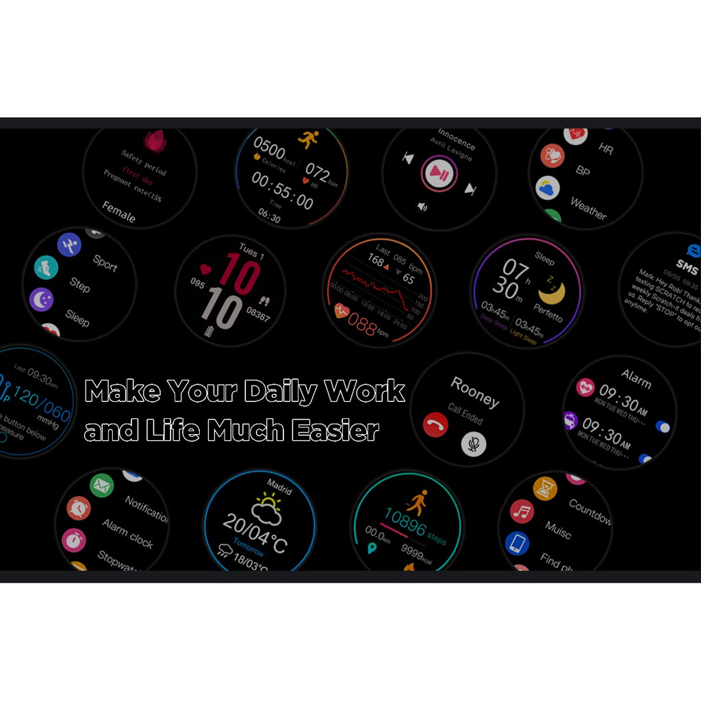 Đồng hồ đeo tay thông minh Zeblaze Gtr 10 theo dõi sức khỏe hiệu quả đa năng cao cấp | BigBuy360 - bigbuy360.vn