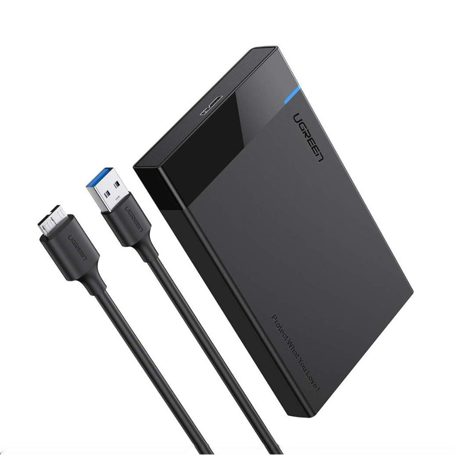 Hộp đựng ổ cứng 2.5 inch SSD, HDD hỗ trợ 6TB,chuẩn SATA UGREEN US221 vỏ nhựa ABS | WebRaoVat - webraovat.net.vn