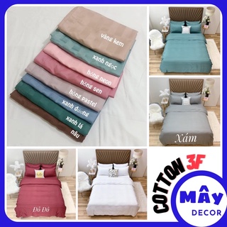 Bộ chăn ga gối khách sạn Cotton 3F 4 món vỏ - chăn ga khách sạn homestay