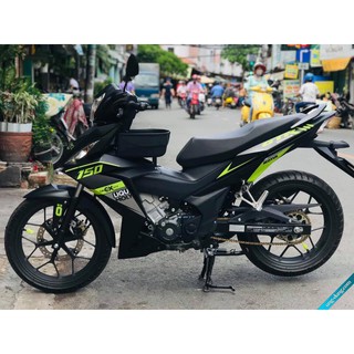 Tem rời ép nhám Winner v1 liqui xe đen nhám