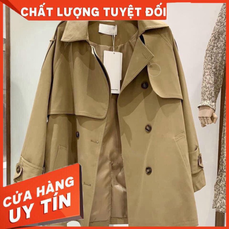 Áo măng tô mangto kaki lửng 2 lớp loại 1 kèm ảnh thật màu sắc bảng màu đa dạng - Hàng nhập khẩu