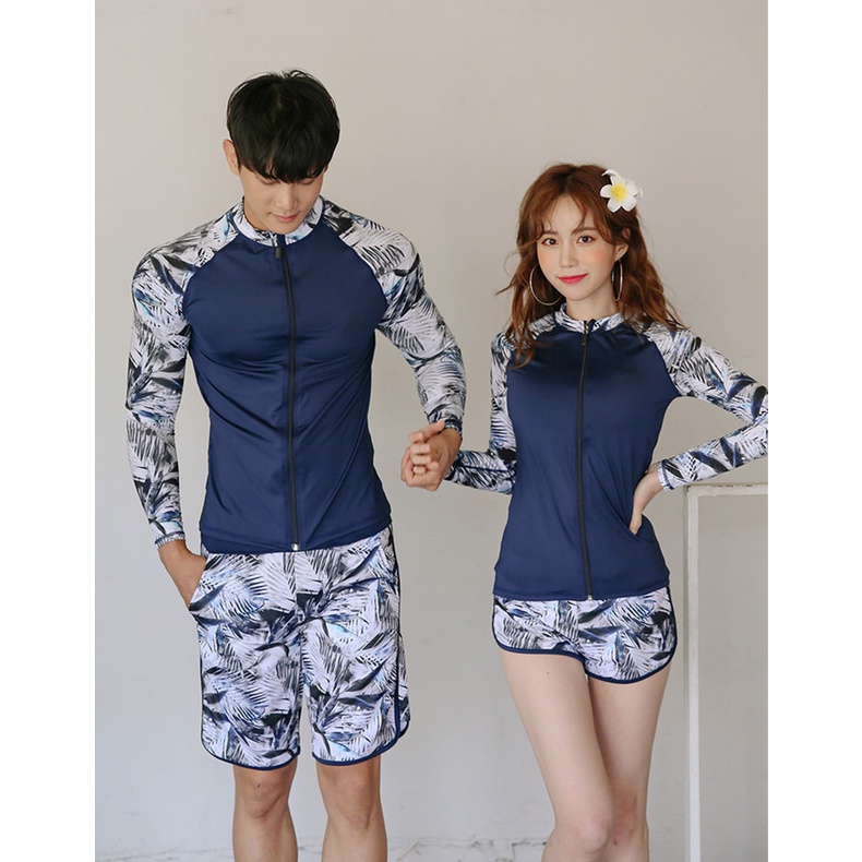 Bộ đồ bơi nam nữ thể thao phong cách Hàn mẫu mới