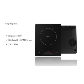 Bếp điện từ Midea MI-T2120DG