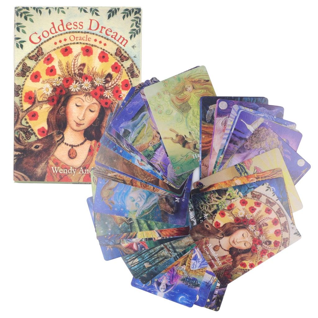giảm giáOxygen072 36Pcs Goddess Dream Cards Various Patterns Smoother Edges Portable Tarot Set for Parties Office